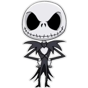 Spooky Skeleton Character