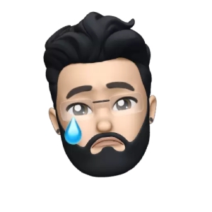 Crying Memoji Face
