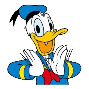 Cheerful Duck Character