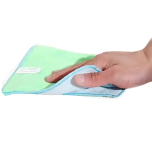 Cleaning Cloth in Use PNG Sticker