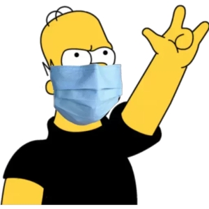 Masked Cartoon Rock On