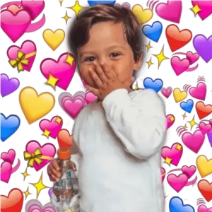 Cute Child Blowing Kiss