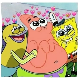 Adoring SpongeBob and Friends