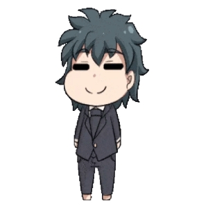 Chibi Character in Suit