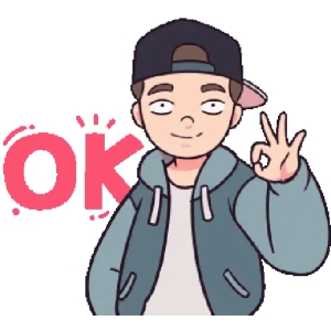 Cool Guy OK Gesture