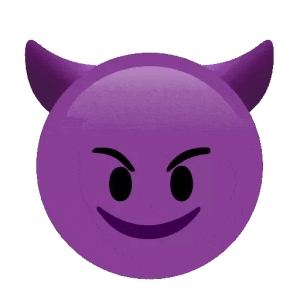 Smirking Purple Devil Emoji