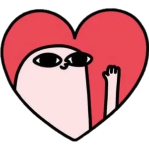 Heart Hug Cartoon