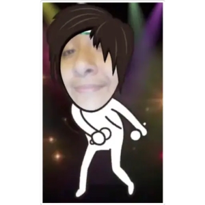 Dancing Cartoon Character_1 PNG Sticker