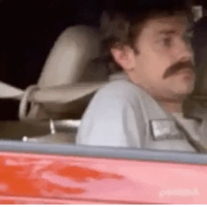 Surprised Reaction in Car