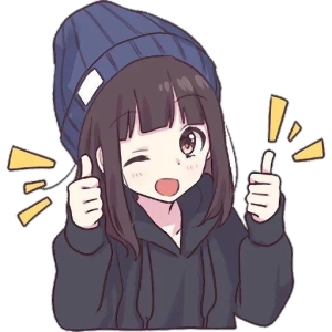 Cheerful Thumbs Up Girl