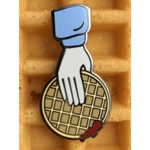 Hand Holding Waffle