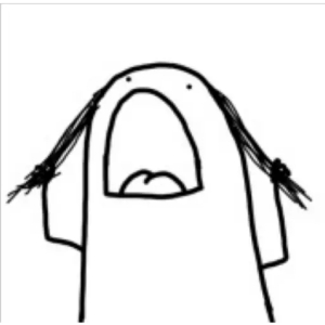 Screaming Stick Figure