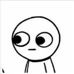 Confused Cartoon Character_2 PNG Sticker