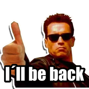 Terminator I'll Be Back PNG Sticker