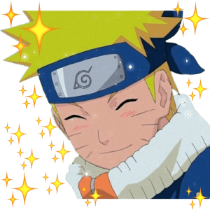 Smiling Ninja with Sparkles