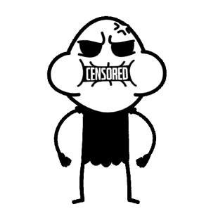 Censored Angry Face