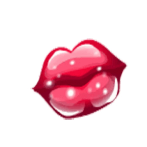 Glossy Red Lips