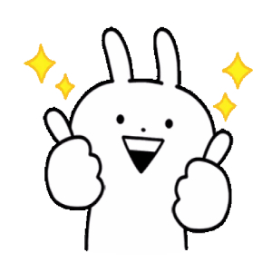 Cheerful Thumbs Up Bunny
