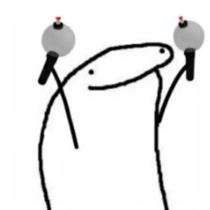 Minimalist Character with Weights PNG Sticker