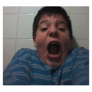 Surprised Scream Face