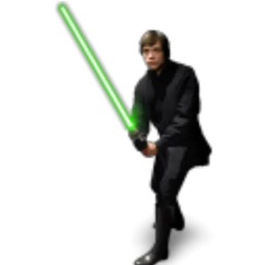 Sci-Fi Warrior with Lightsaber