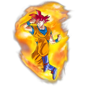 Fiery Anime Warrior