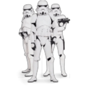 Galactic Troopers PNG Sticker