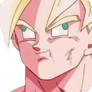 Determined Anime Character PNG Sticker