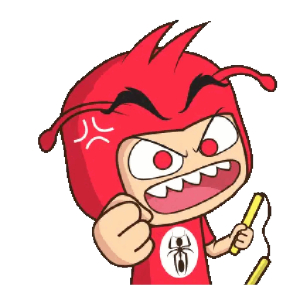 Angry Cartoon Character