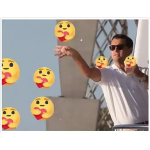 Confused Man with Emojis