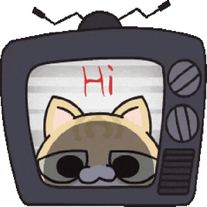 Cat Saying Hi on TV