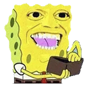 SpongeBob with a Wallet Meme
